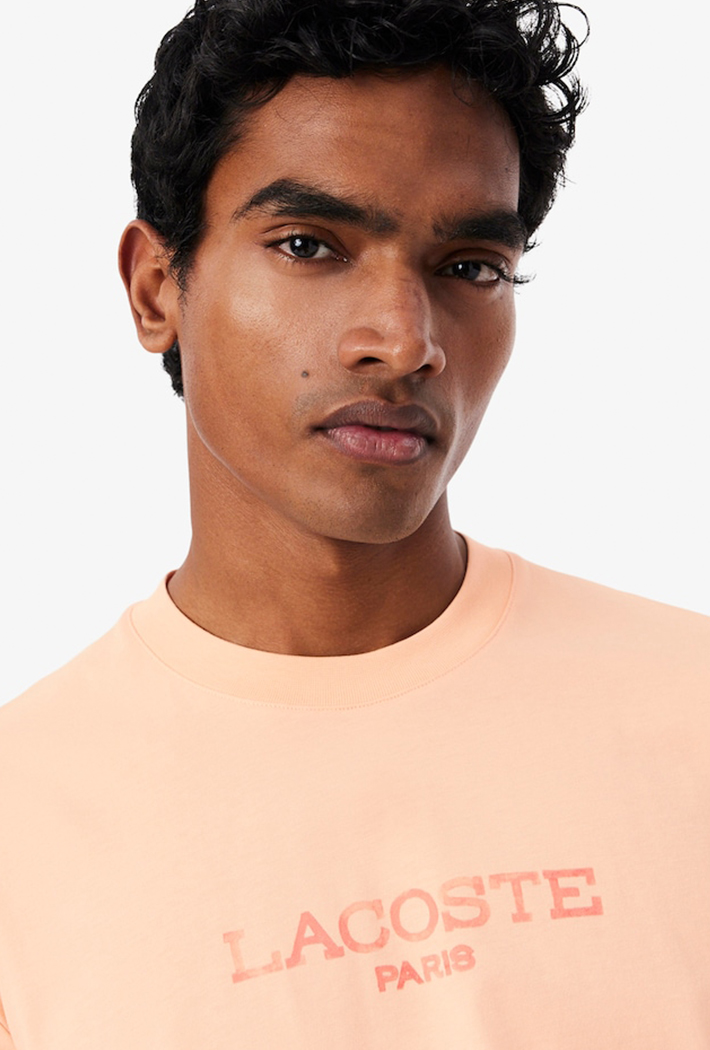 Lacoste Printed Cotton T-Shirt