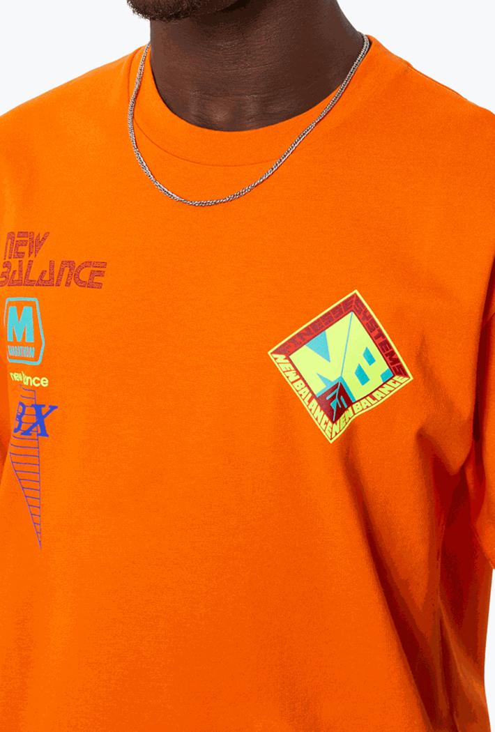 New Balance x Salehe Bembury Yurt Print Logo T-Shirt