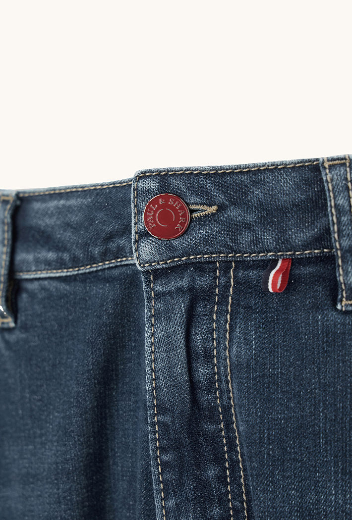 Paul & Shark Red Rivet Jeans in Giza Cotton