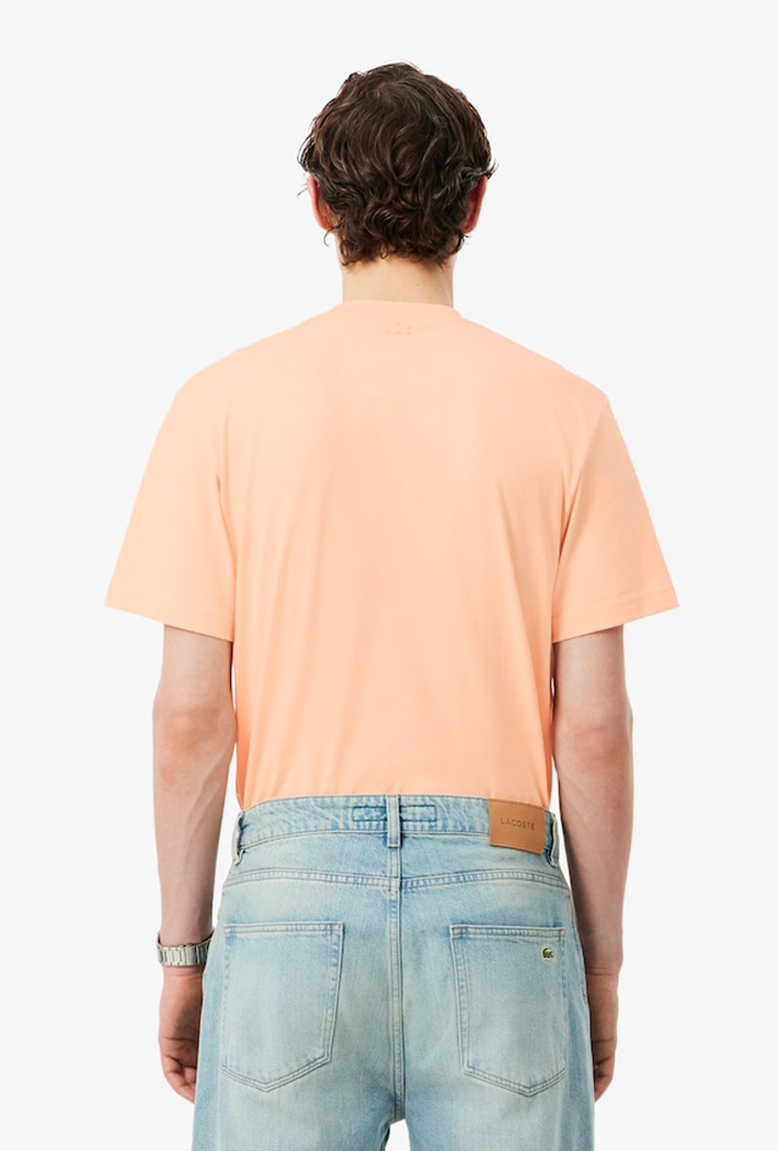 Lacoste Printed Logo Cotton T-Shirt