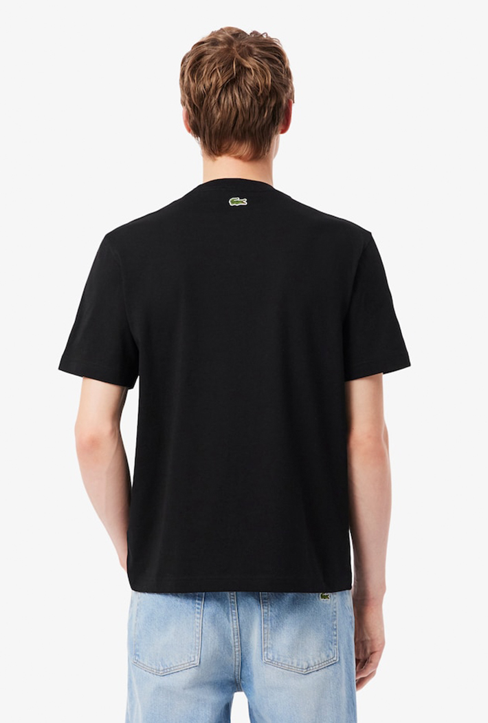 Lacoste Printed Cotton T-Shirt
