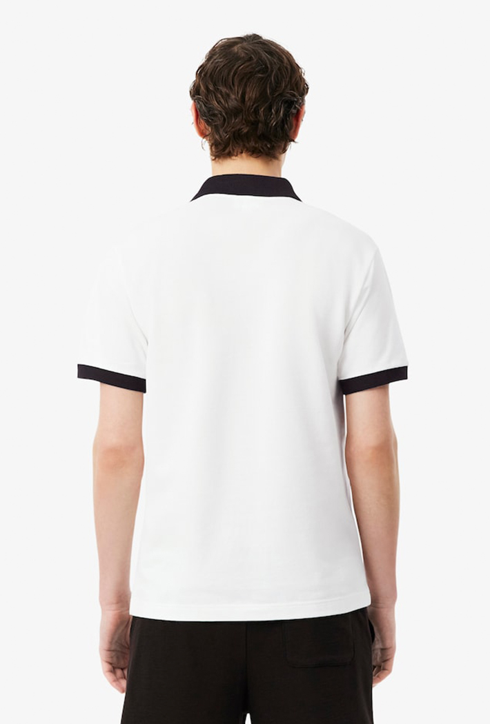 Lacoste Classic Fit Contrast Rib Polo Shirt