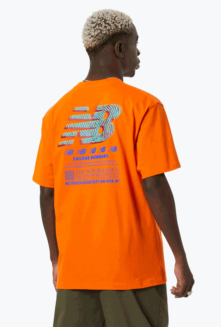 New Balance x Salehe Bembury Yurt Print Logo T-Shirt