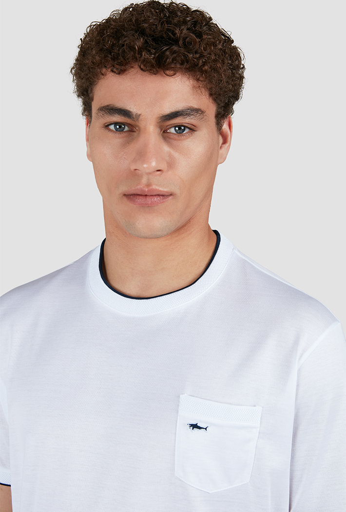 Paul & Shark Double Mercerised Cotton Jersey T-Shirt