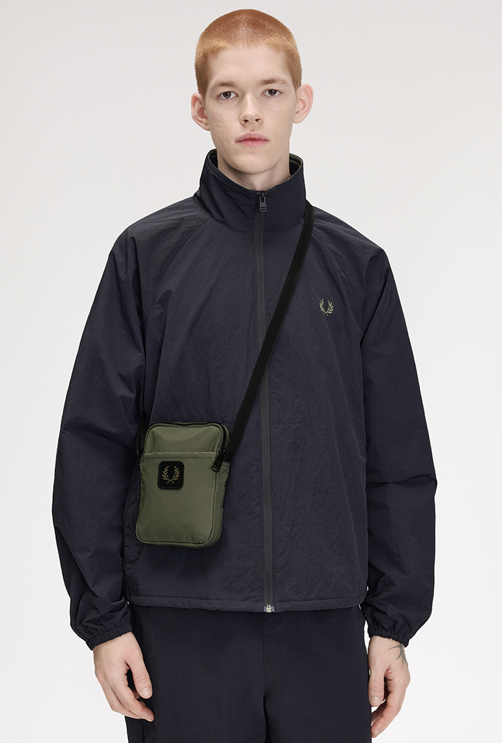 Fred Perry Crinkle Nylon Small Side Bag