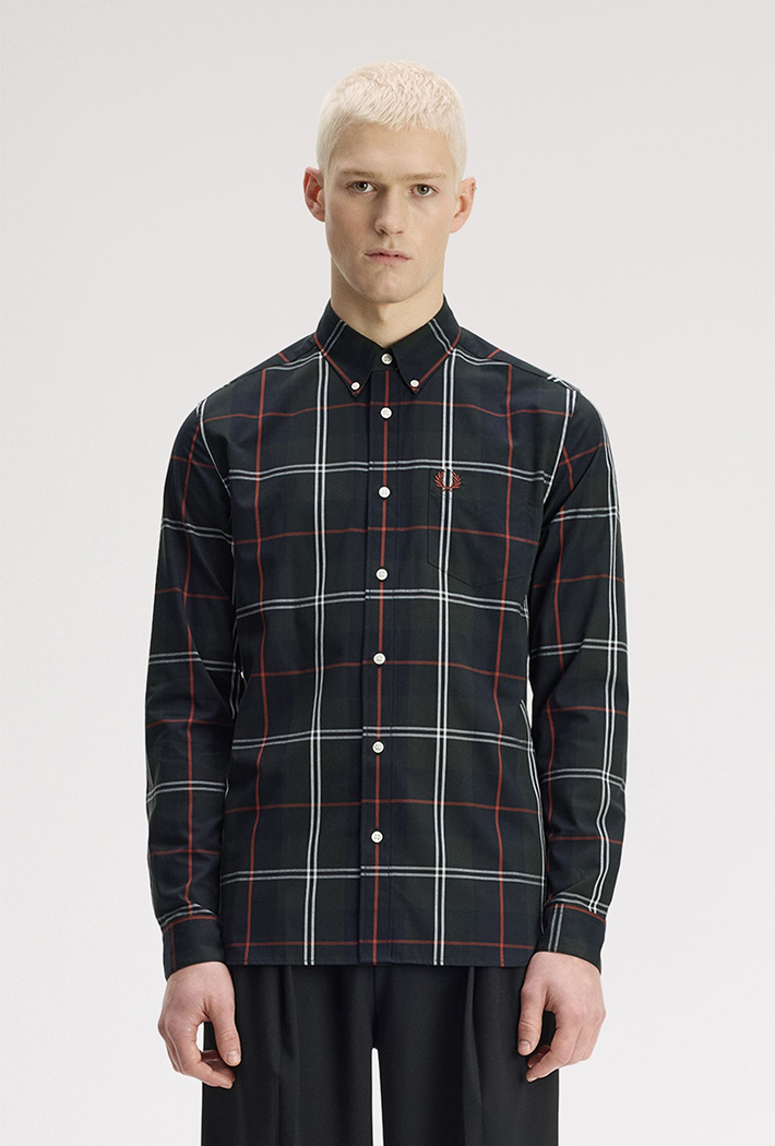 Fred Perry Poplin Tartan Shirt