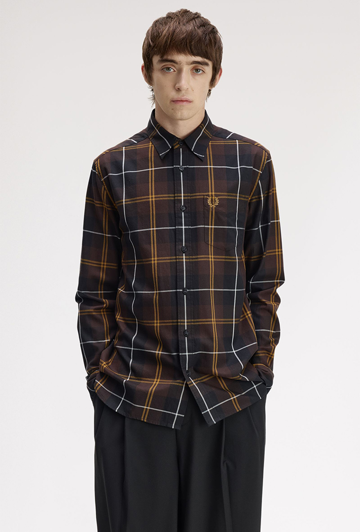 Fred Perry Twill Tartan Shirt