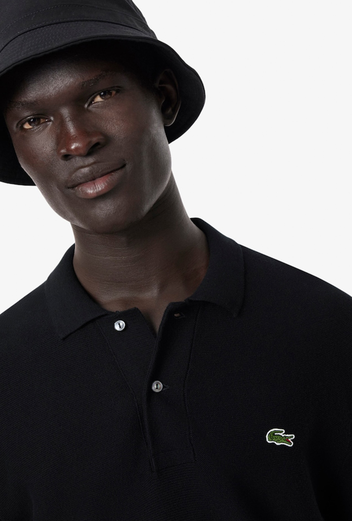 Lacoste Classic Fit Long Sleeved Knitted Polo Shirt