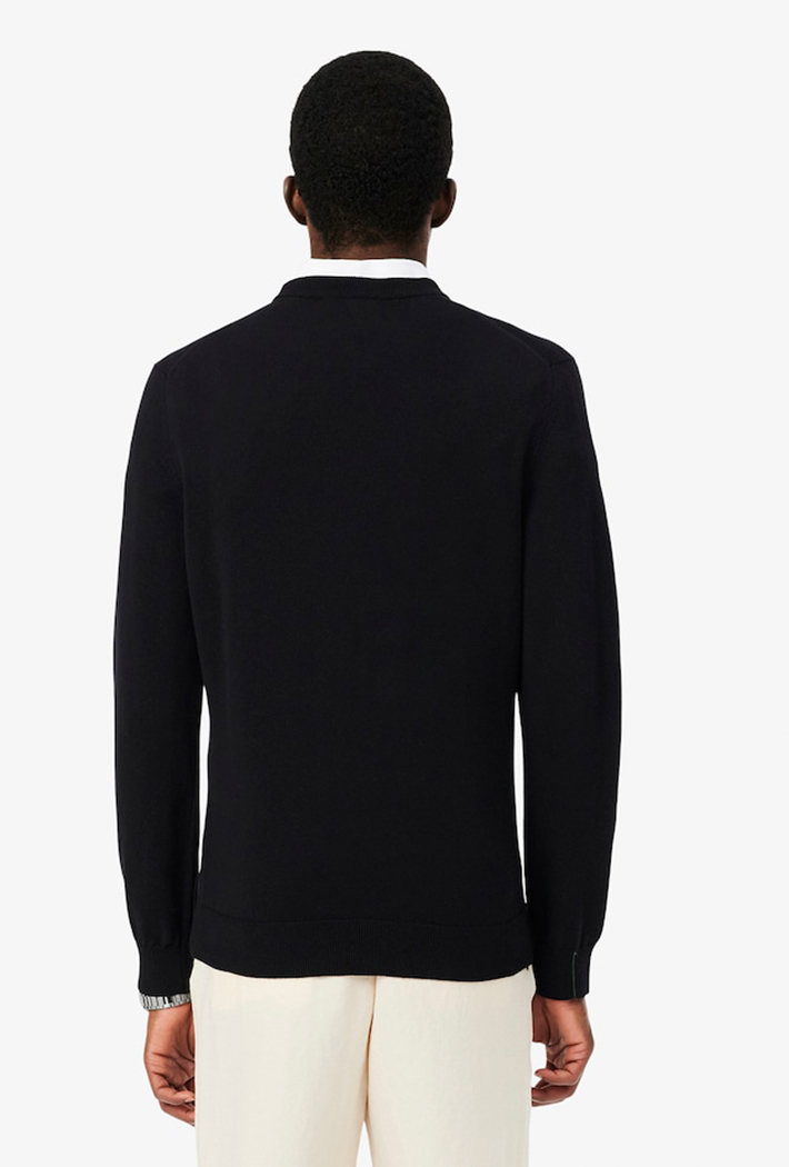 Lacoste Monochrome Crew Neck Cotton Sweatshirt