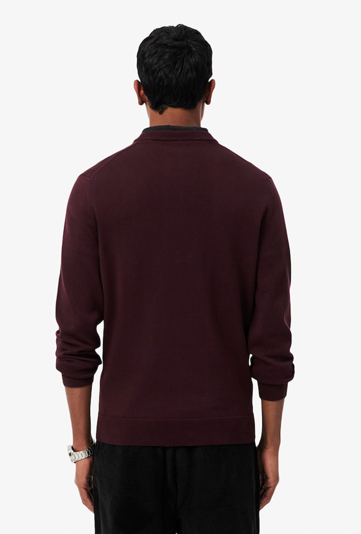 Lacoste Monochrome Crew Neck Cotton Sweatshirt