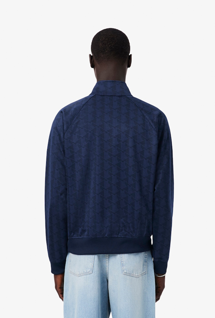 Lacoste Monogram Jacquard Zipped Jacket