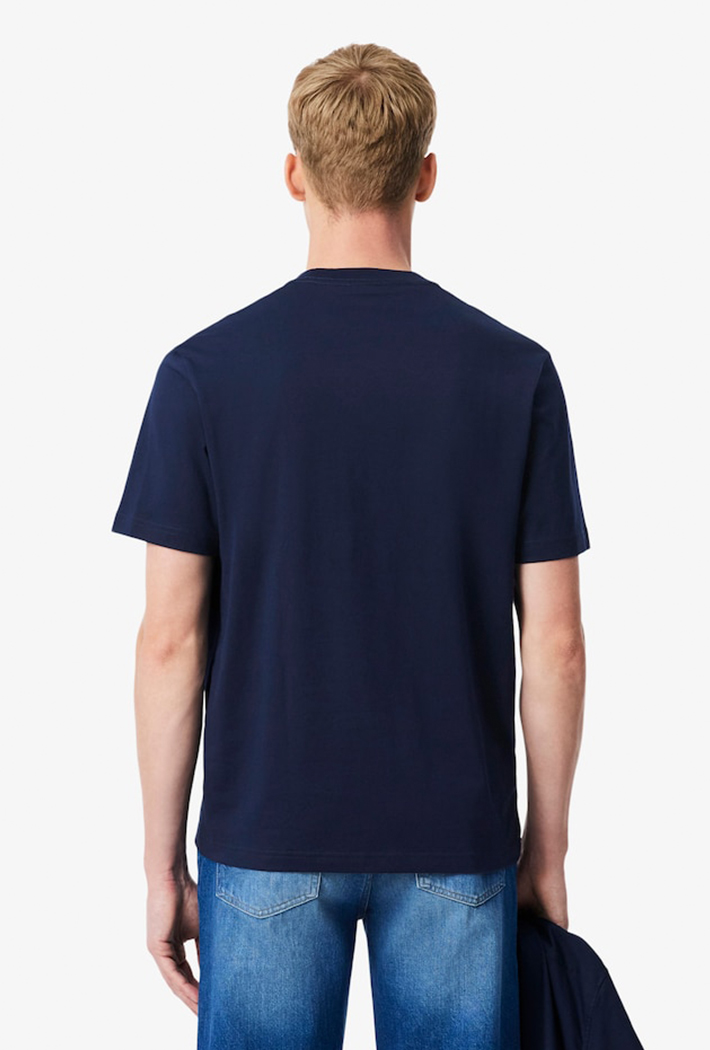 Lacoste Cotton T-Shirt with Breast Pocket