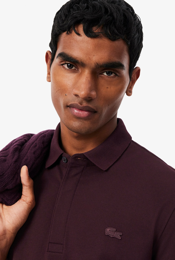 Lacoste Regular Fit Paris Stretch Piqué Polo Shirt