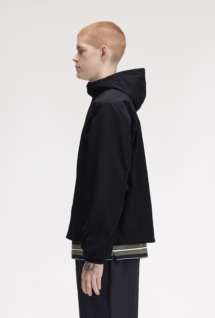 Fred Perry Oversized Hooded Shell Jacket