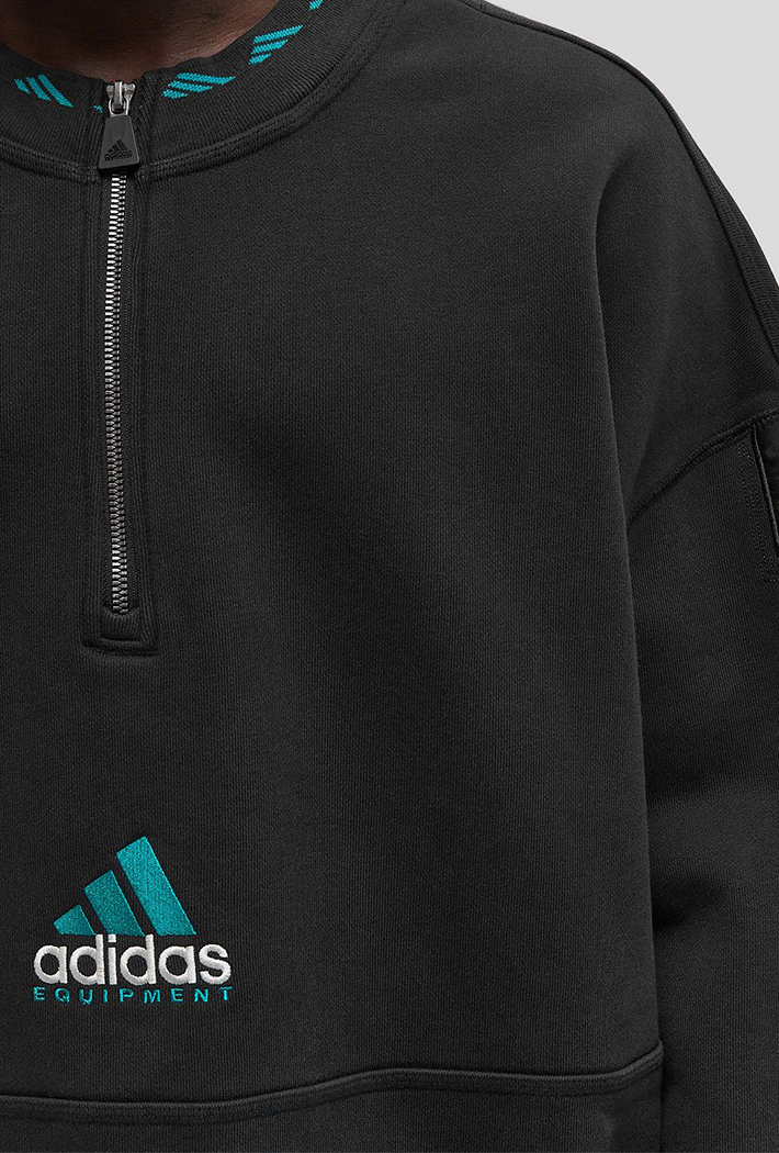 Adidas Equipment Fleece Half-Zip Sweatshirt