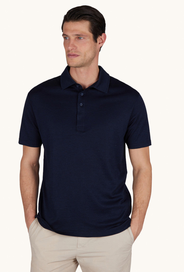 Paul & Shark Interlock XSoft Woven Polo Shirt