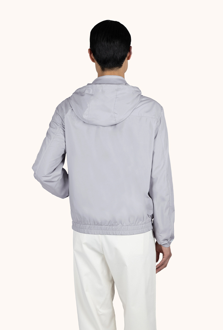 Paul & Shark Microfiber Zip-Up Windbreaker Jacket