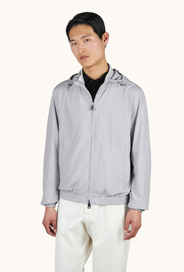 Paul & Shark Microfiber Zip-Up Windbreaker Jacket