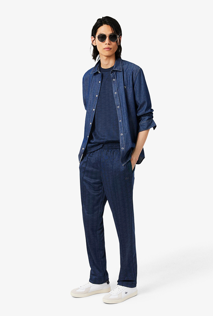 Lacoste Monogram Jacquard Sweatpants
