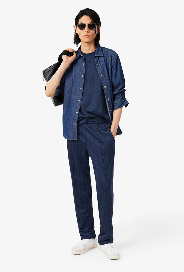 Lacoste Monogram Jacquard Sweatpants