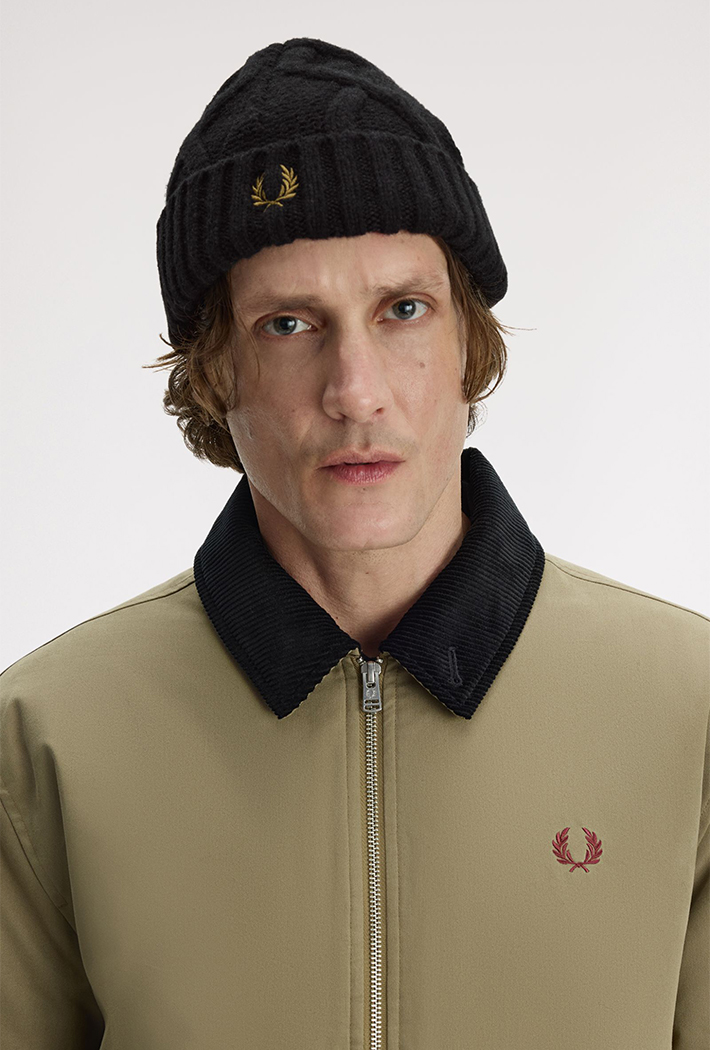 Fred Perry Diamond Cable Beanie