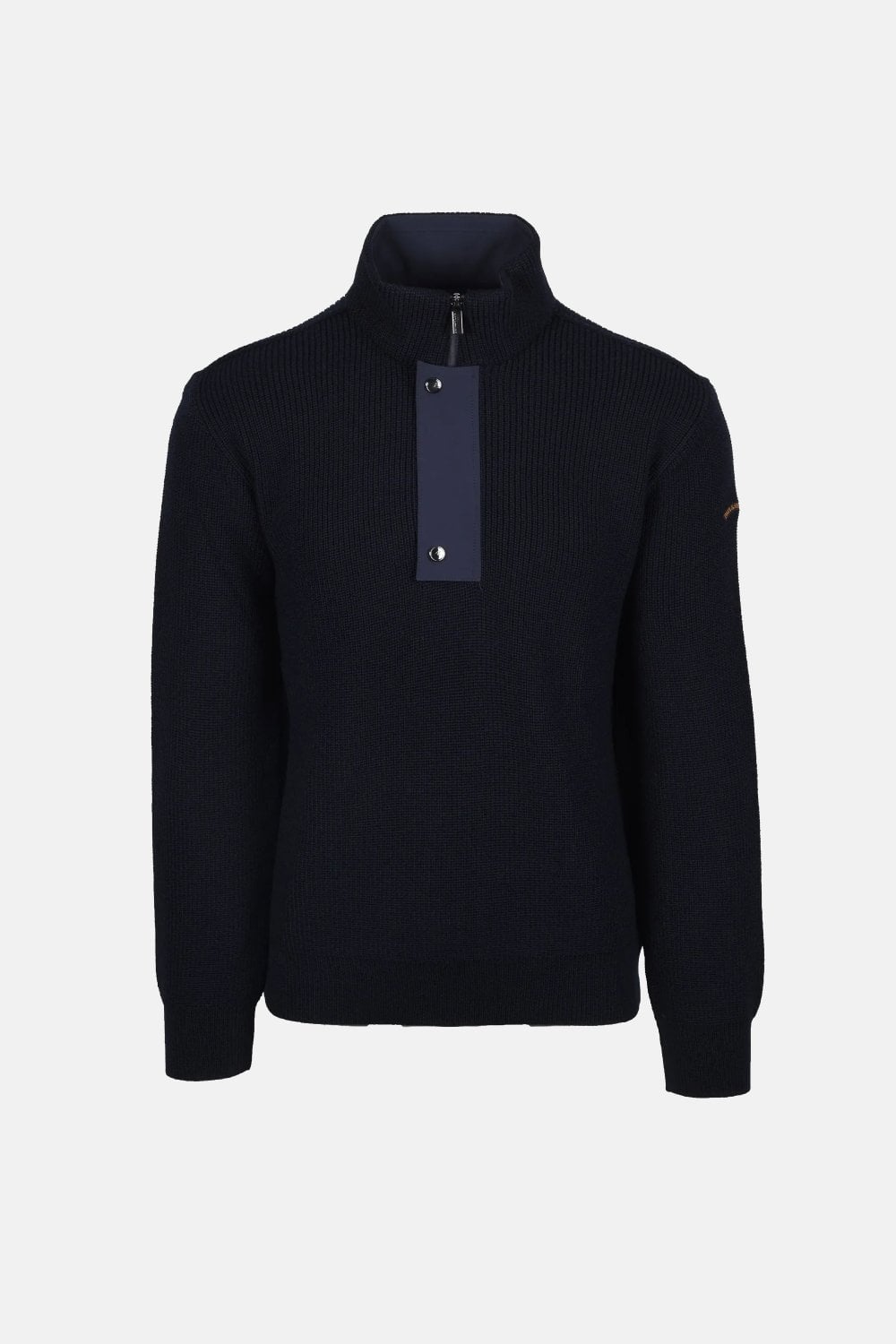 Paul & Shark Wool Half-Zip Sweater with Typhoon® Details