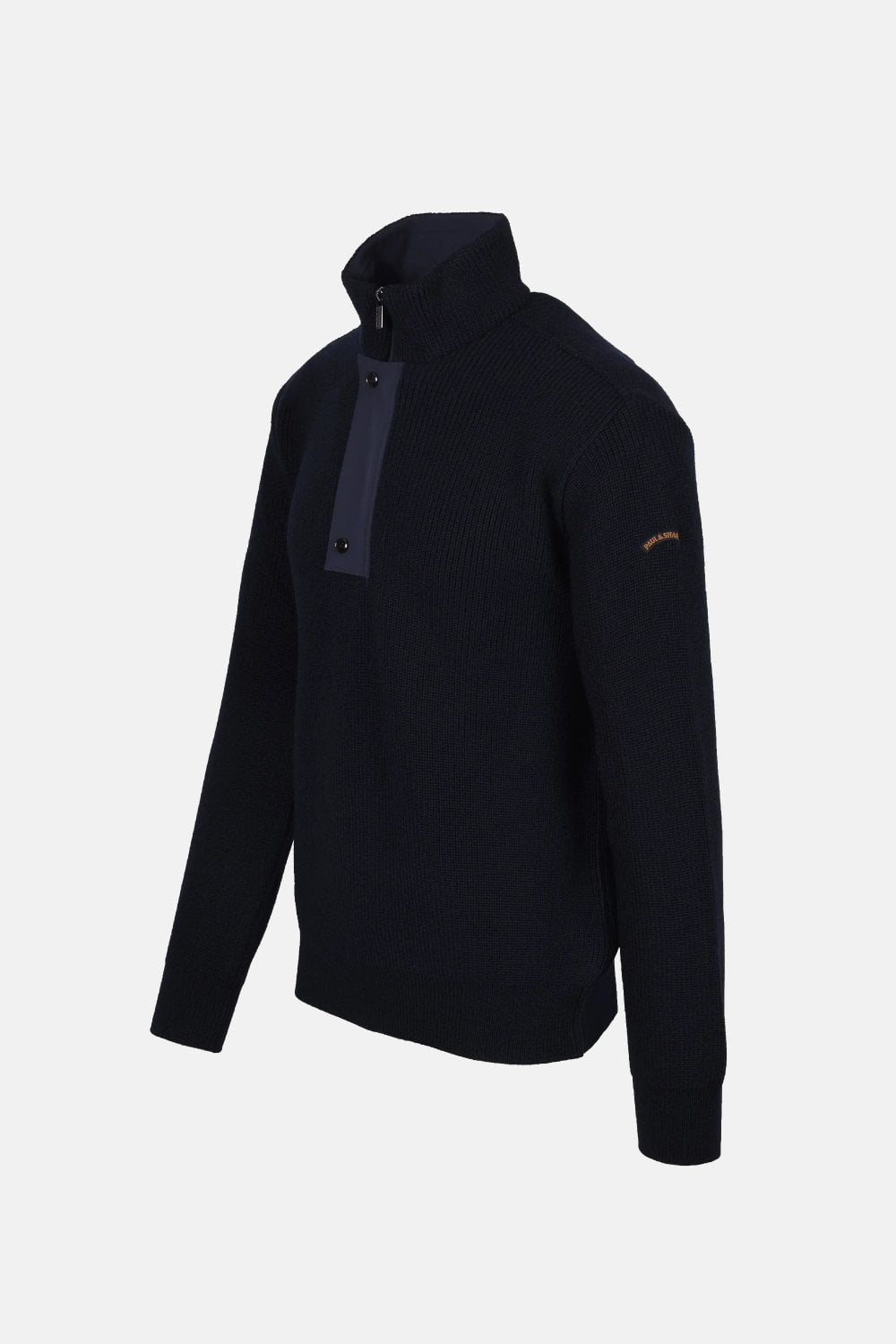 Paul & Shark Wool Half-Zip Sweater with Typhoon® Details