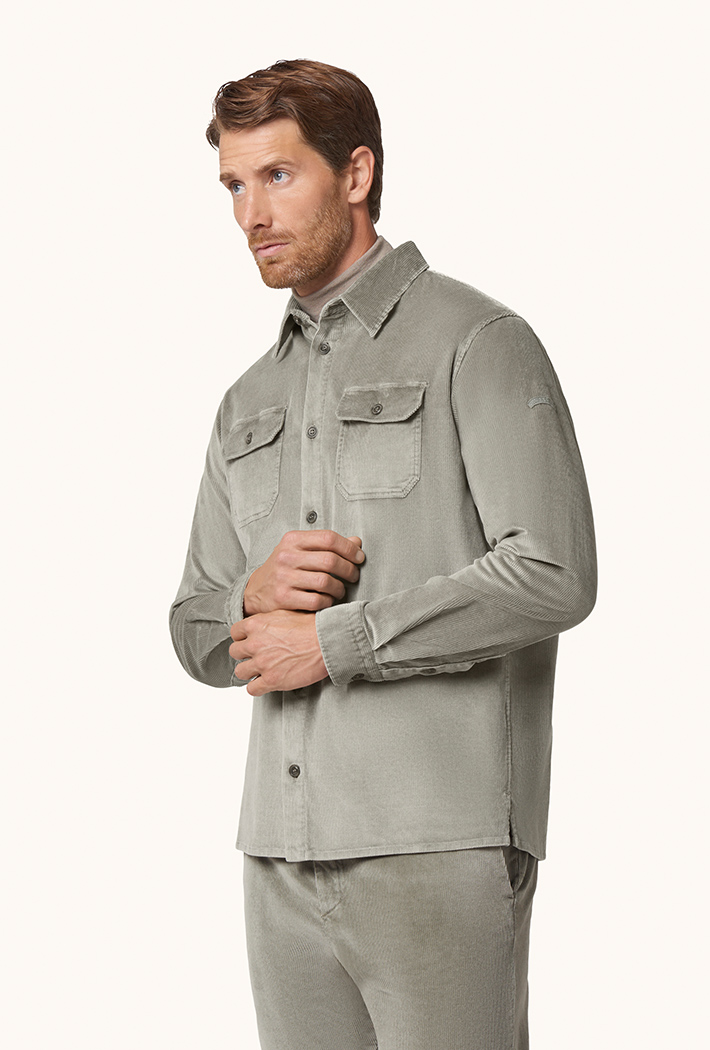Paul & Shark Velvet Corduroy Overshirt