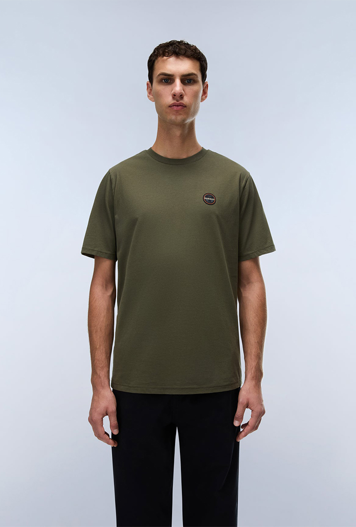 Napapijri Badge Jersey Short Sleeve T-Shirt