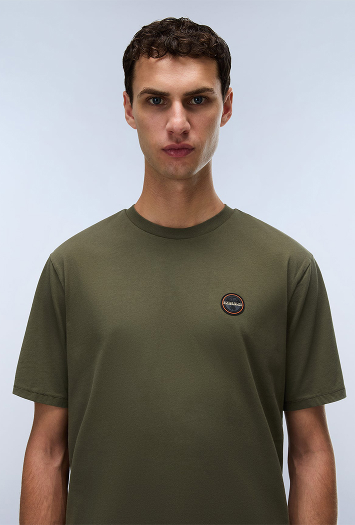 Napapijri Badge Jersey Short Sleeve T-Shirt