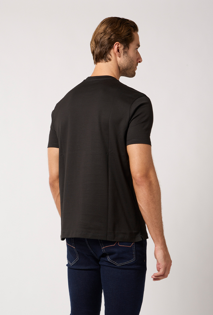 Paul & Shark Wave Shark Logo Cotton T-Shirt