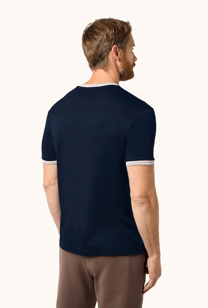 Paul & Shark X-Soft Cotton Jersey T-Shirt with Heraldic Embroidery