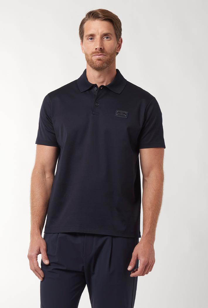 Paul & Shark Logo-Plaque Polo Shirt