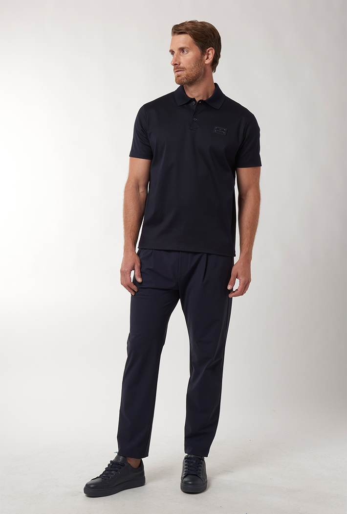 Paul & Shark Logo-Plaque Polo Shirt
