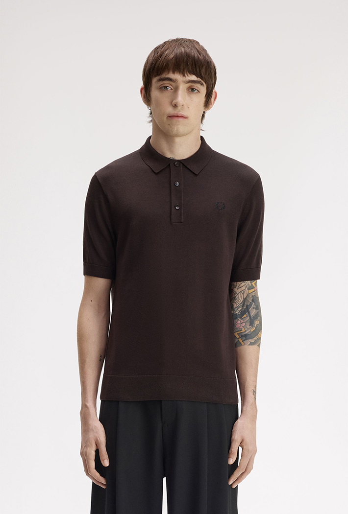 Fred Perry Cotton Knitted Shirt