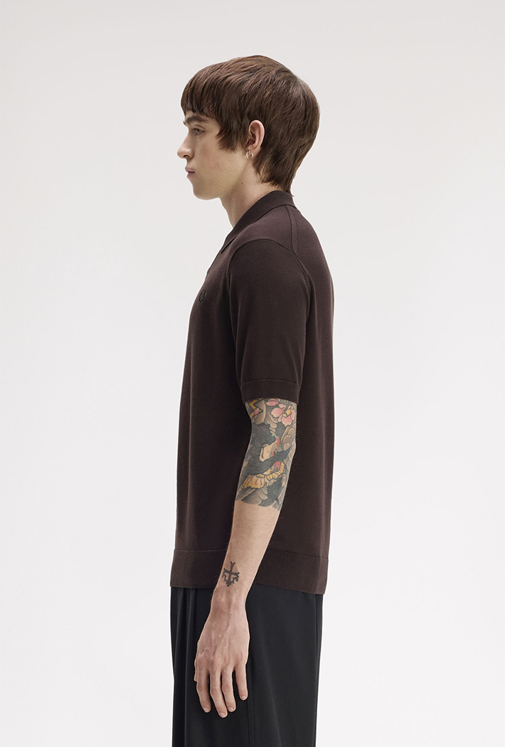 Fred Perry Cotton Knitted Shirt