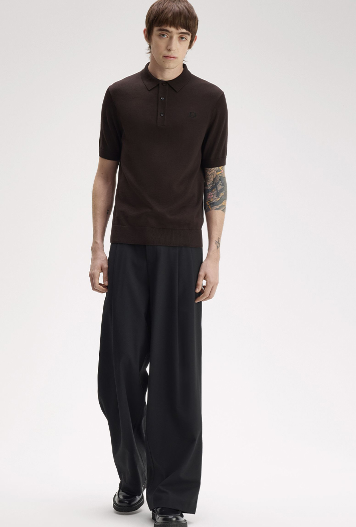 Fred Perry Cotton Knitted Shirt