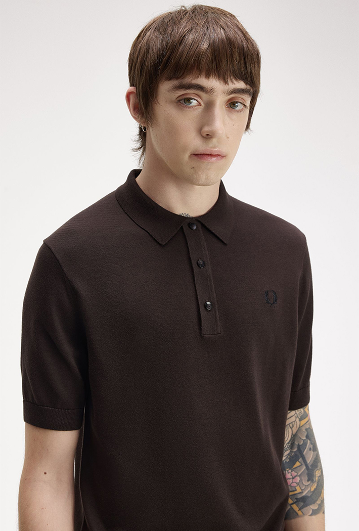 Fred Perry Cotton Knitted Shirt